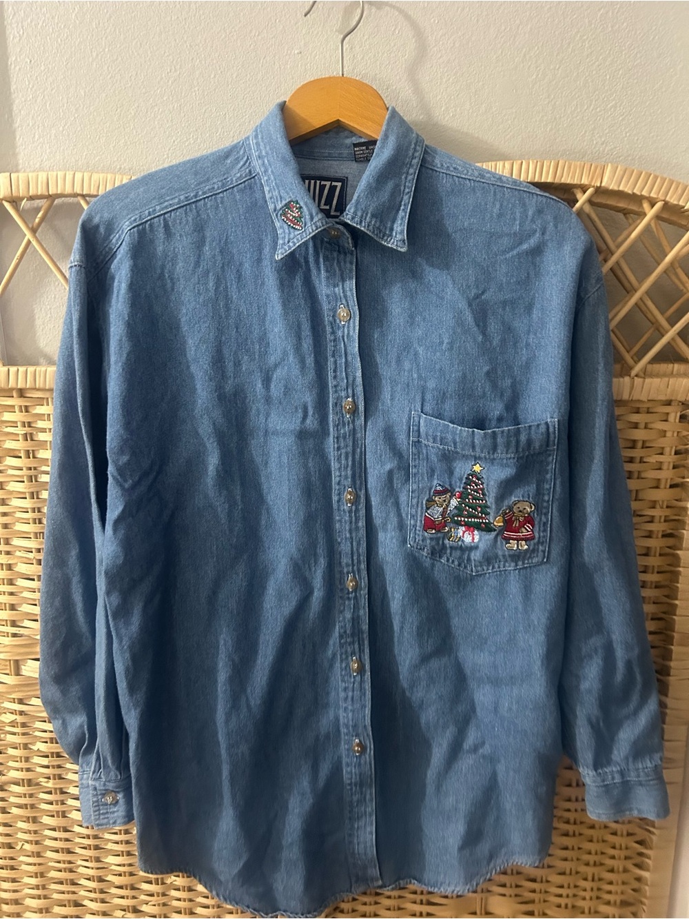 Vintage Quizz New York ladies 100 cotton Holiday theme Shirt size Small